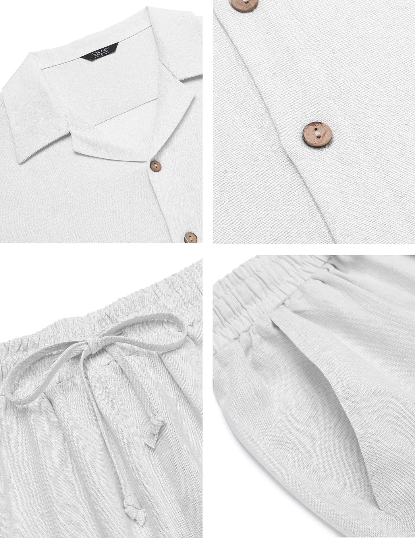 Casual linen beach set