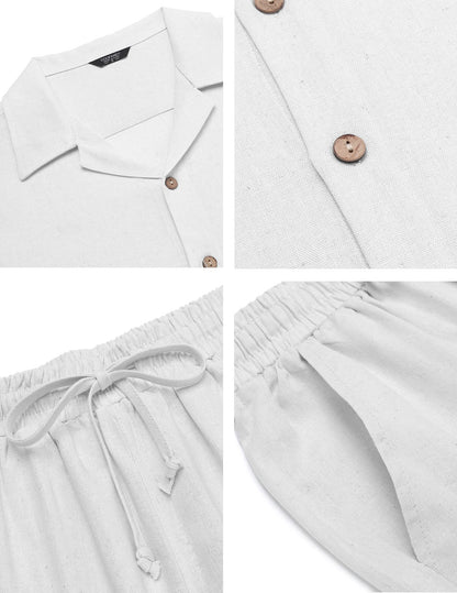 Casual linen beach set