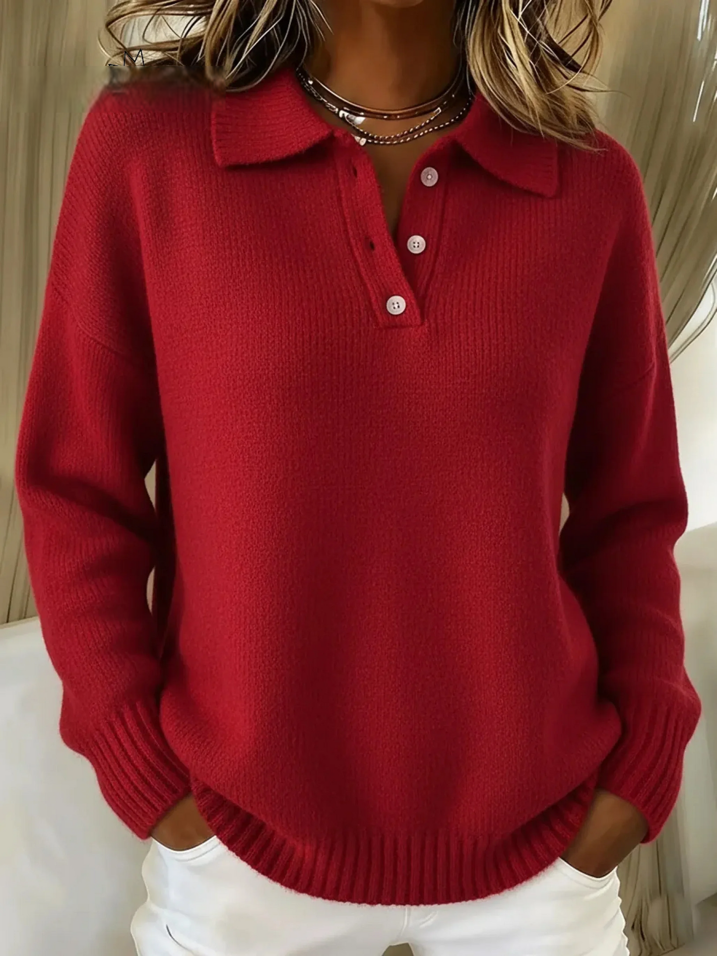 Maison Boréal™ Luxe Buttoned Turtleneck